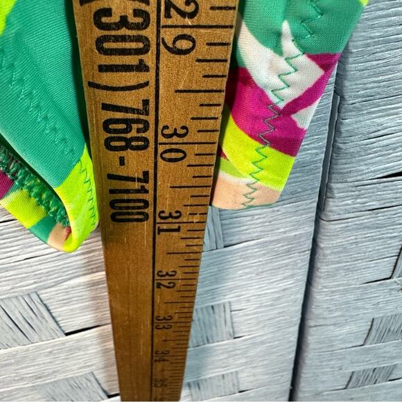 Old Navy women's green floral 1 piece swimsuit summer travel beach plus size - Picture 8 of 12